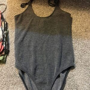 BKE Charcoal Kids One Piece Bodysuit